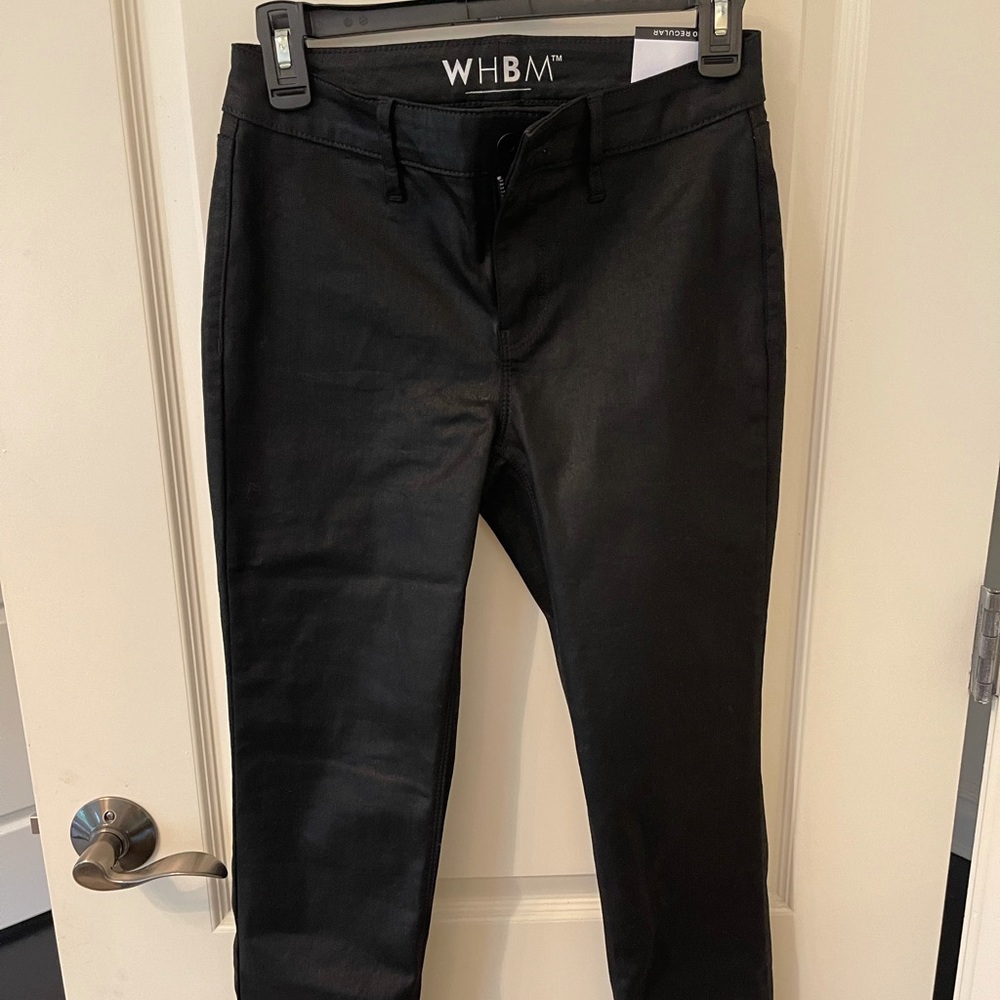 White House Black Market Coated Mid-rise Skinny Jean